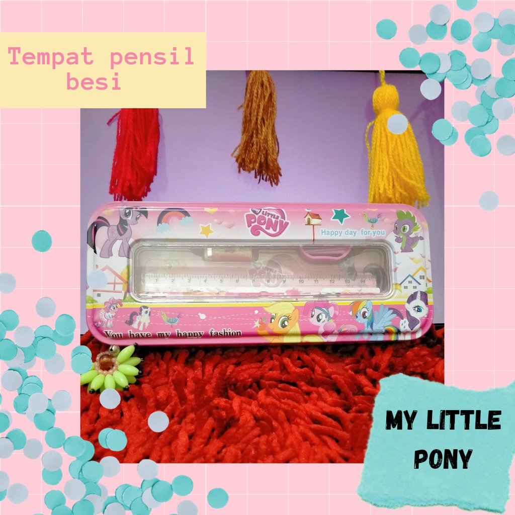 

Tempat Pensil Besi Anak My Little Pony