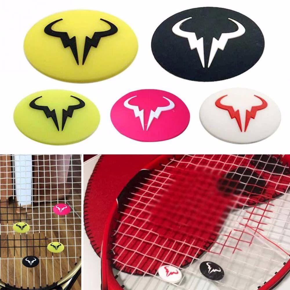 Lanfy Raket Tenis Shock Absorber Aksesoris Tenis Raket Olahraga Kepala Banteng Anti-vibration Absorber Tennis Staff Silikon