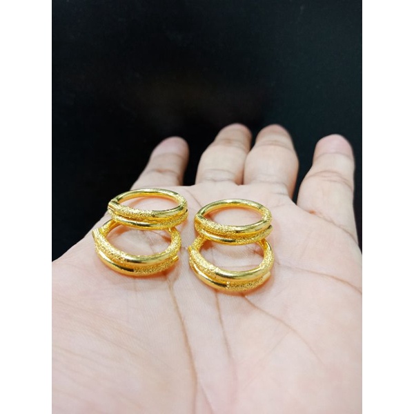 cincin pasir emas penang asli mirip emas murni