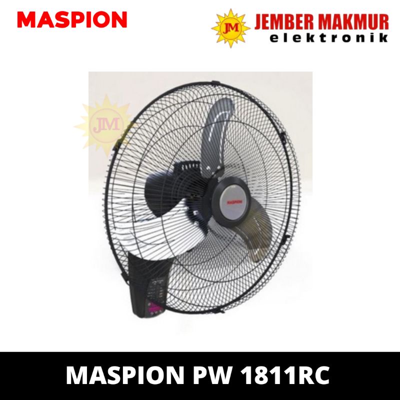 Maspion Wall Fan Maspion Remote PW1811RC Power Fan 18 inch