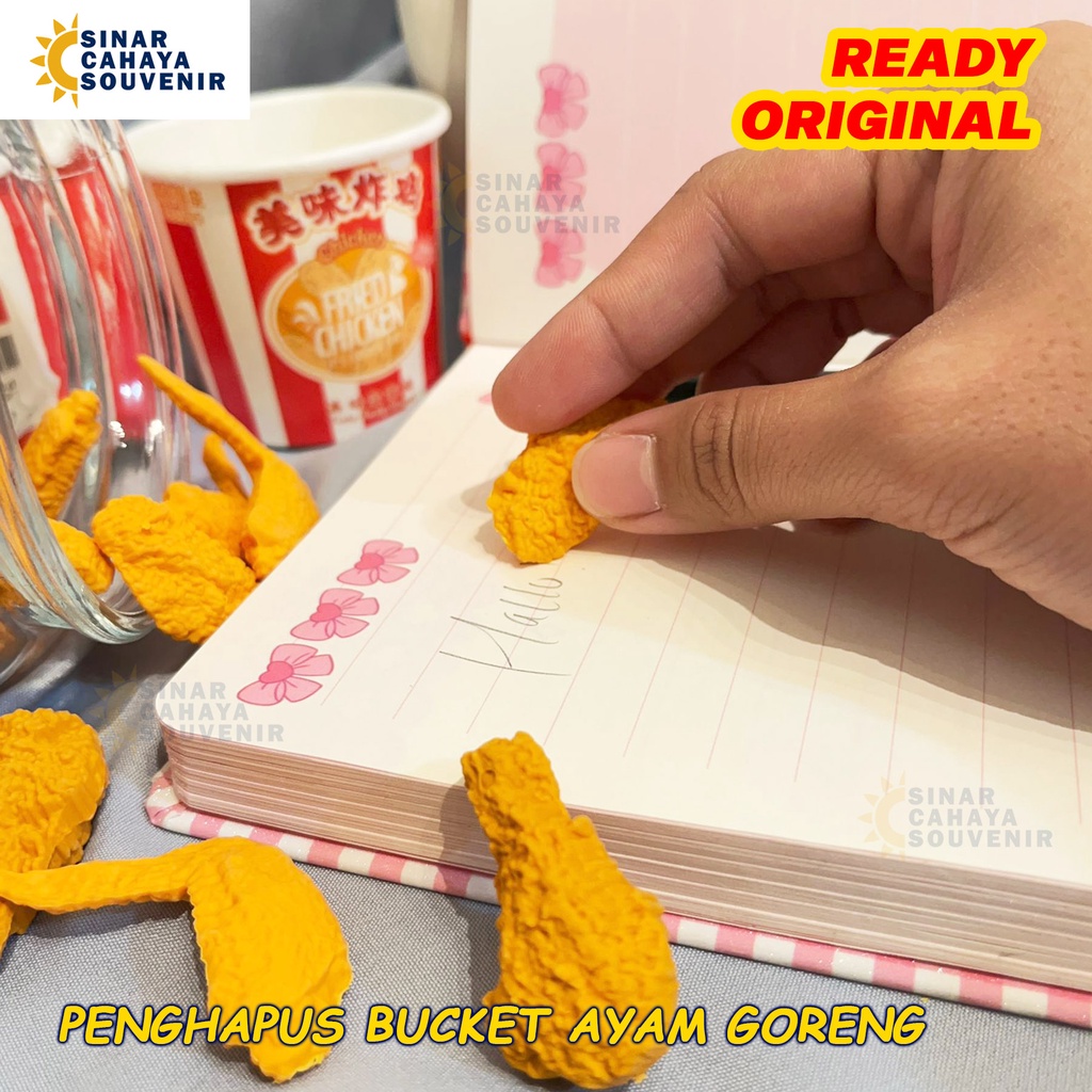 

Penghapus Bucket Ayam Goreng | Hapusan Pensil ATK Souvenir Lucu Unik Murah