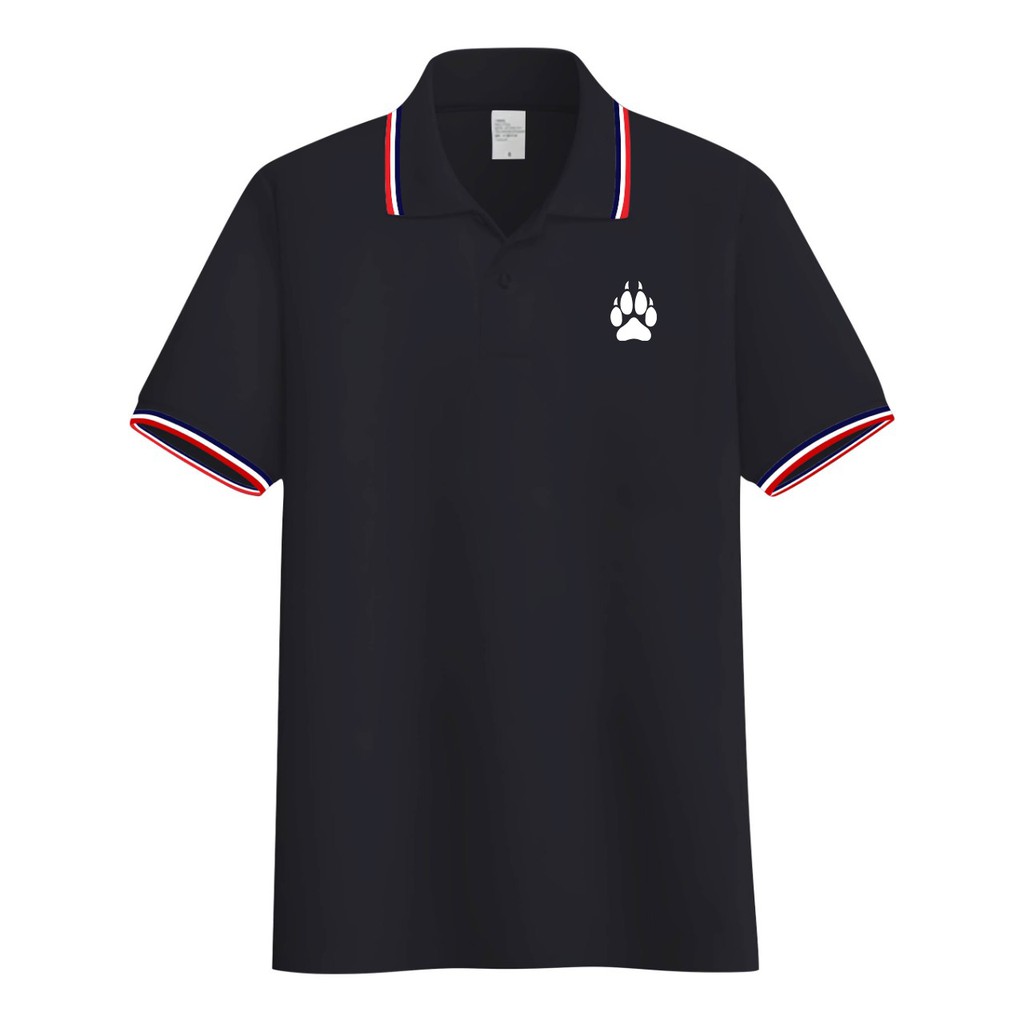 Kaos Pria Kerah List logo Paw / Kaos Kerah List Pria Wanita Dewasa / Polo Shirt List Lengan Pendek / Kaos Polos