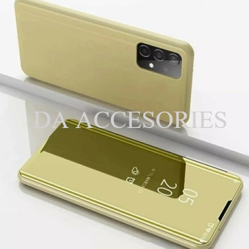 flip mirror standing samsung M01 A51 A71A91 A21 A21S Flip Cover Mirror Standing Case Smart View