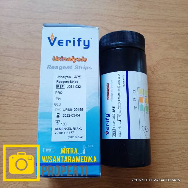 Ferify 3 parameter Urinalysis Reagent Strips