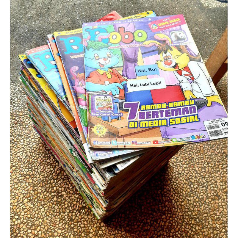 Majalah Bobo bekas | buku bacaan anak TK SD PAUD| Buku anak bagus