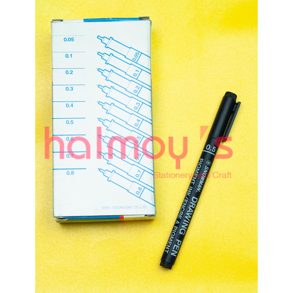 

DRAWING PEN SNOWMAN 700 FT 700 BLACK / HITAM 0.5