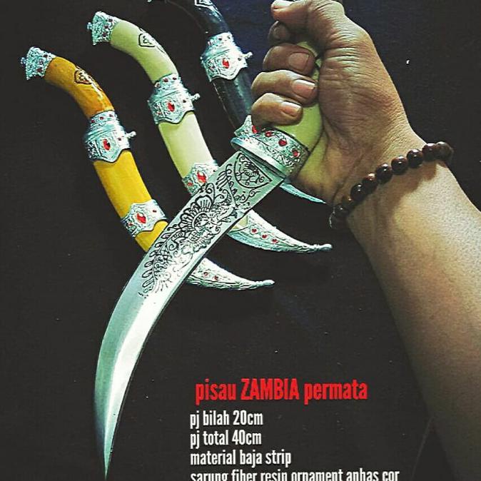 pisau custom zambia permata