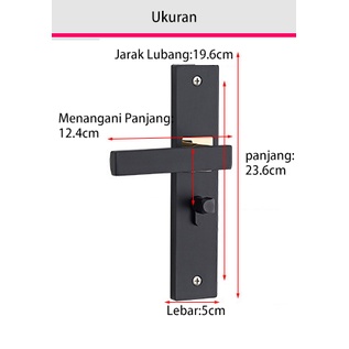 Gagang Pintu Gaya Eropa/ Pegangan pintu/Door Handle set