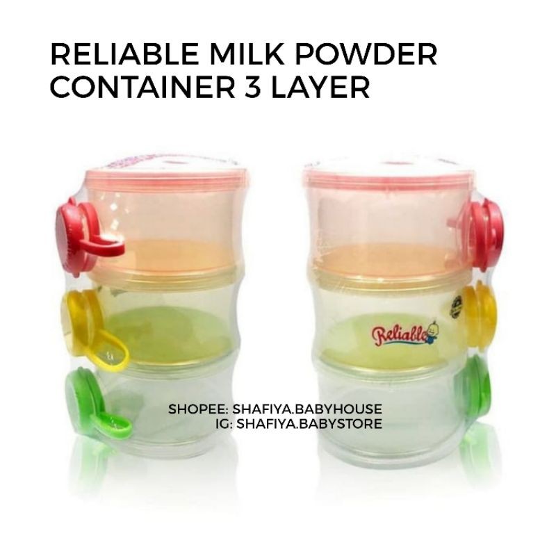 Reliable Milk Powder Container 3 Layer