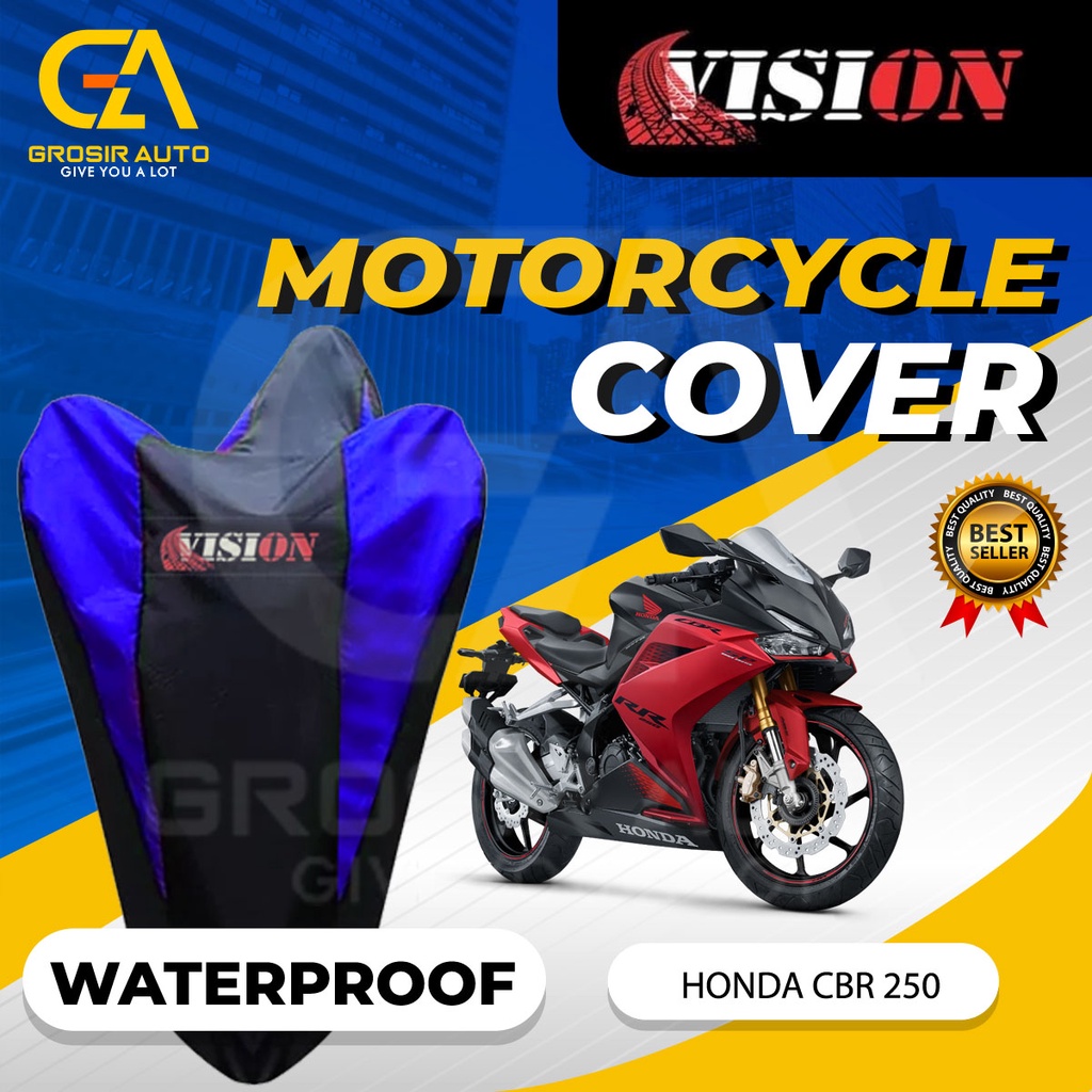 Sarung Motor CBR 250 Anti air Vision / Cover Selimut Penutup Sarung Mantel Motor Vision