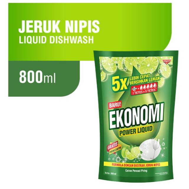 Ekonomi pencuci piring jeruk nipis 680 ml