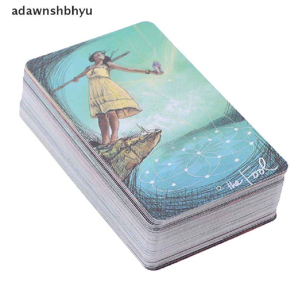 Adawnshbhyu 78kartu the light seers tarot Desk Card Game Kartu Game Versi Inggris