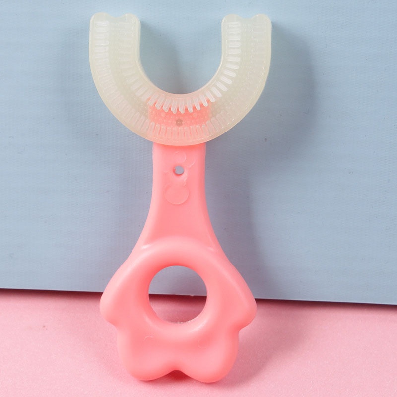 Sikat Gigi Silikon Bayi Anak Bentuk U/ Tooth Brush Baby Silicon Type U 360° Sikat Gigi totall