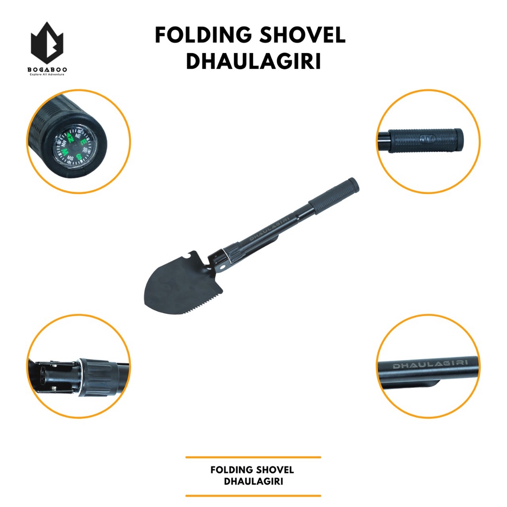 Cangkul Lipat Dhaulagiri - Folding Shovel DH - Cangkul Kecil