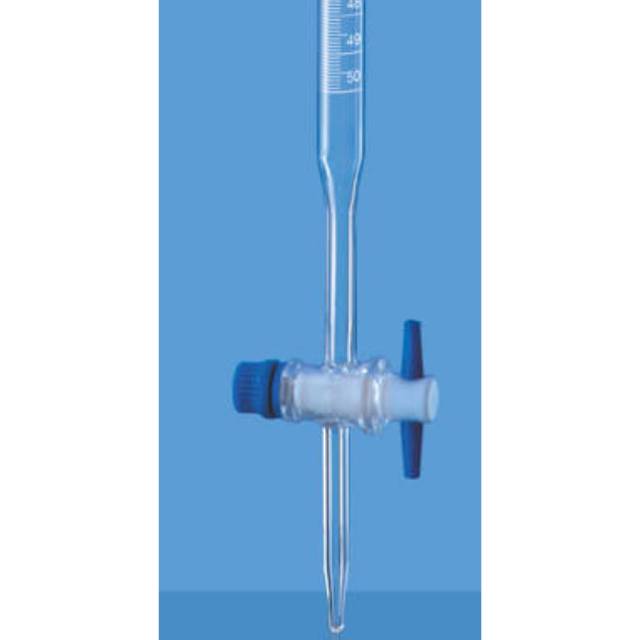Burettes Straight Bore PTFE Key Stopcock 10 ML Borosil