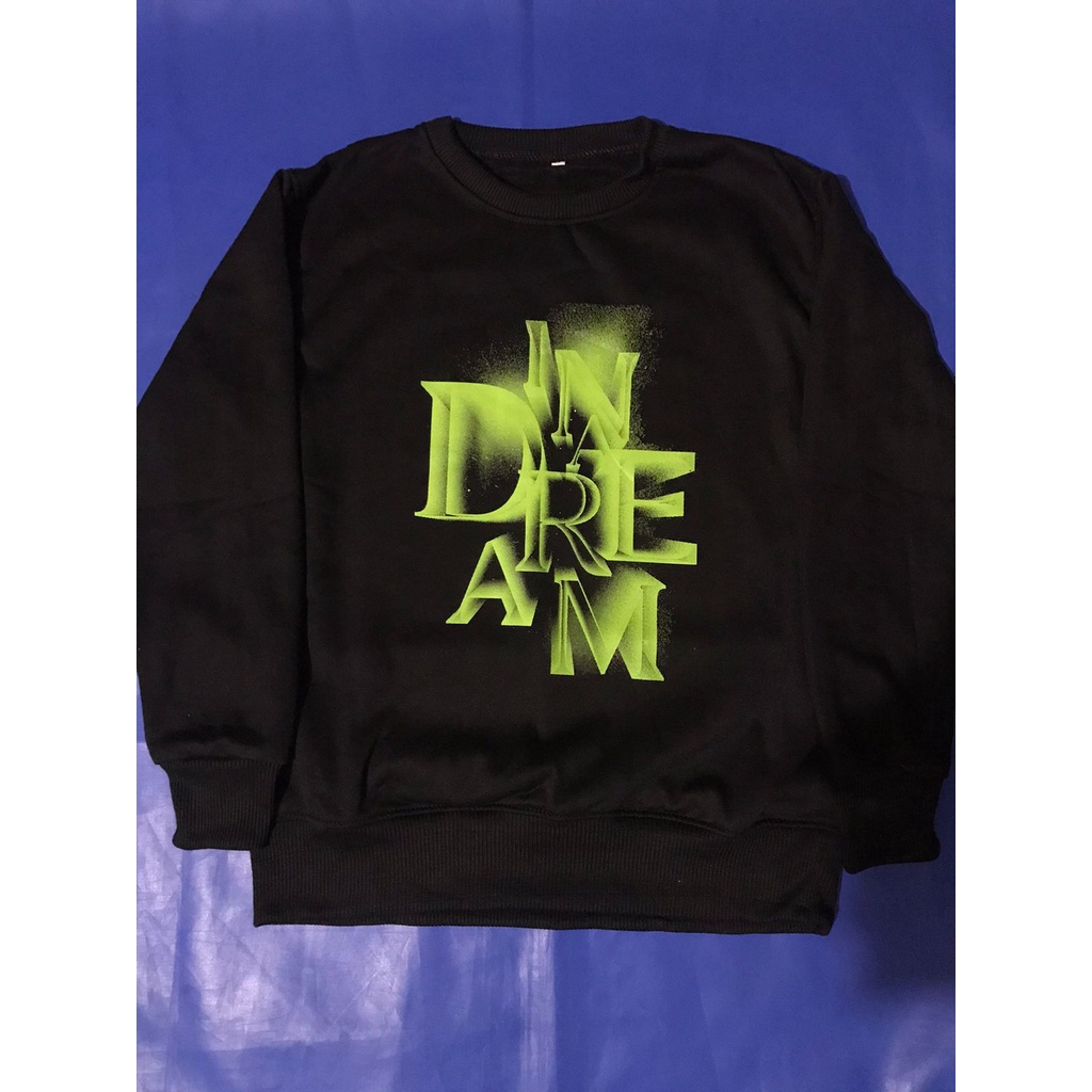 Sweater nct dream show 2 sablon hijau dark