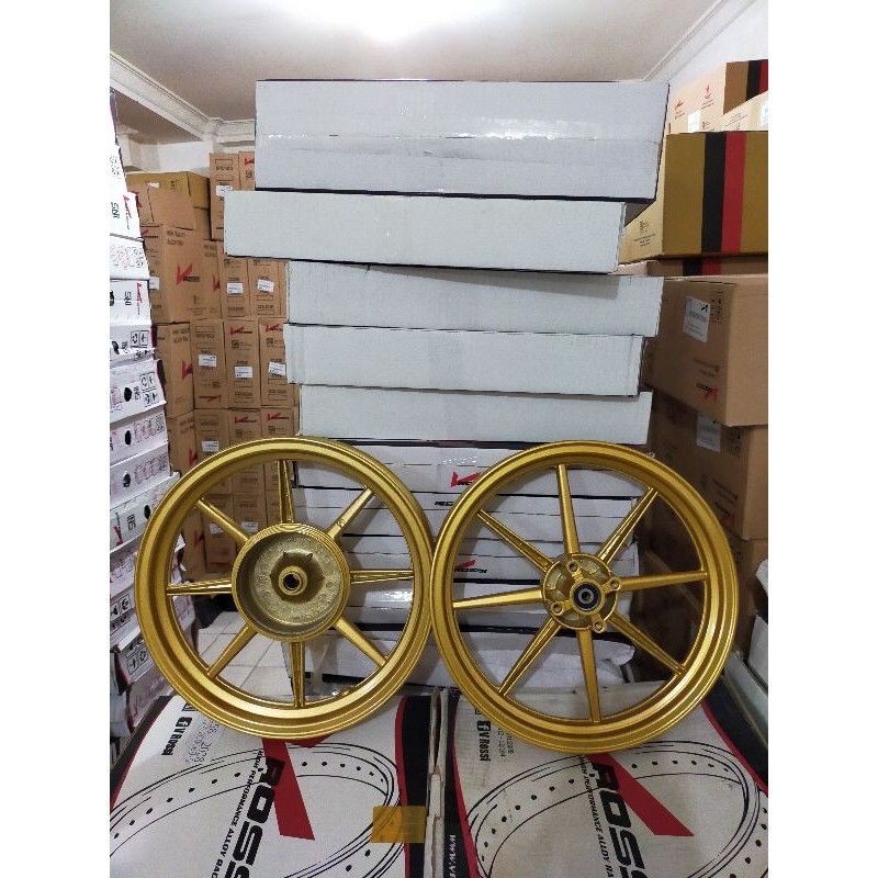 V Rossi - Velek Veleg Velg Velk Motor Comet Palang 8 Mio Sporty Soul Gt115cc Smile Gold 215 185 Ring