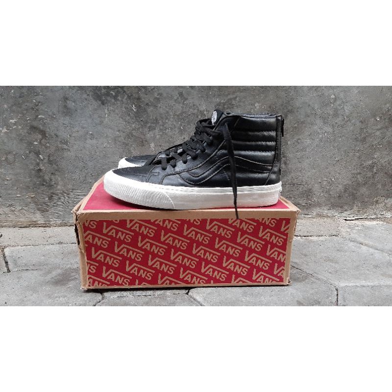 Vans Sk8-Hi Leather Reissue Zip NEGO (second)