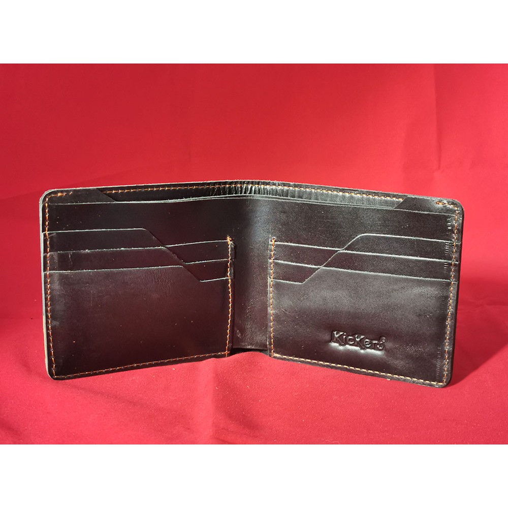 Dompet kulit pria pendek ASLI FULL GRAIN kulit sapi ORI vintage ISHIYA O5G3 Dompetkulit MASA KINI MU