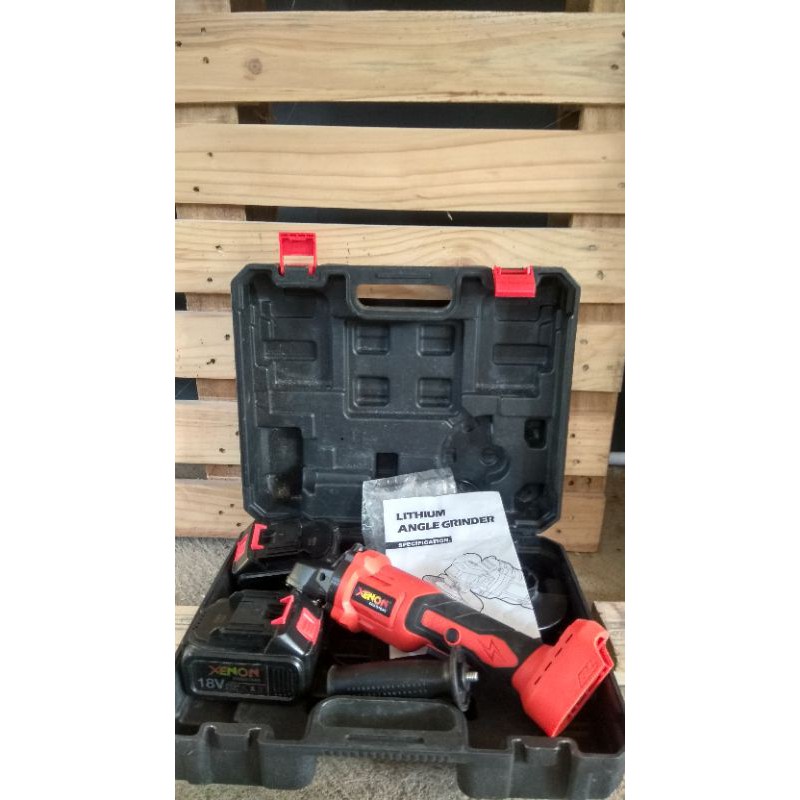 Gerinda cordless xenon 18v