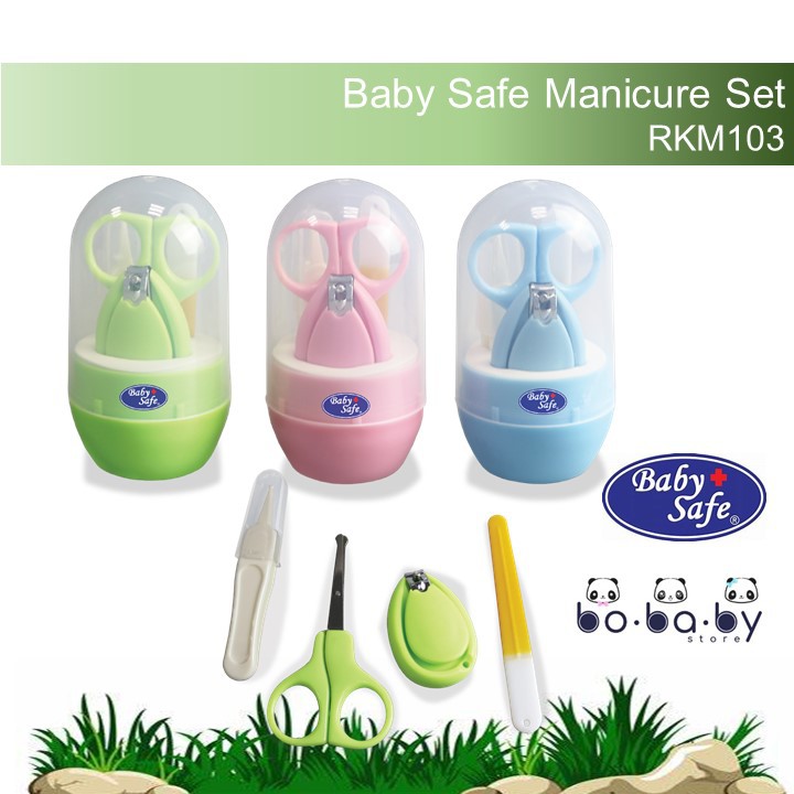 Babysafe Manicure Set / Baby Safe Perlengkapan Manicure Bayi (RKM103)