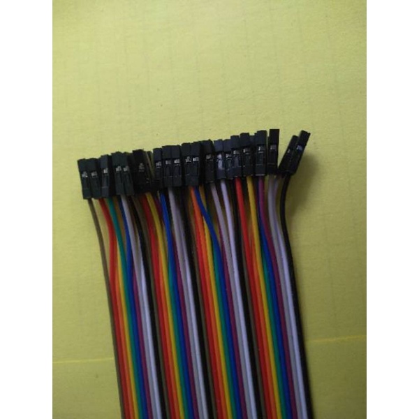 kabel jamper pelangi 20 cm harga ecer  atau satuan