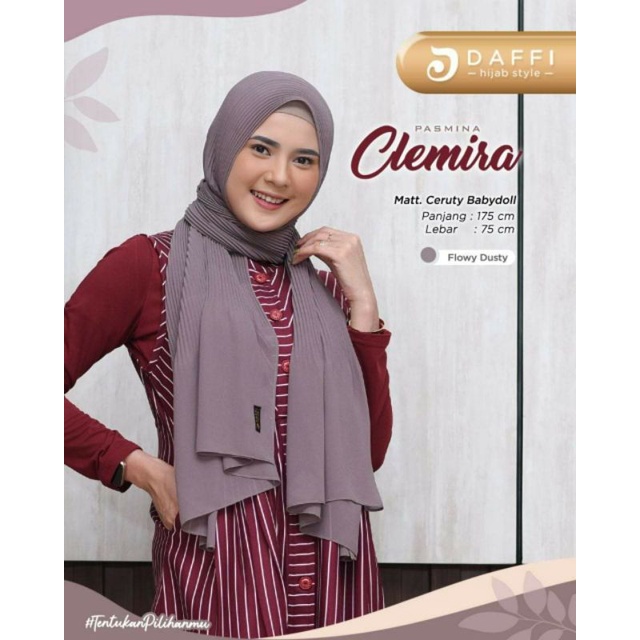 pashmina clemira by Daffi Hijab
