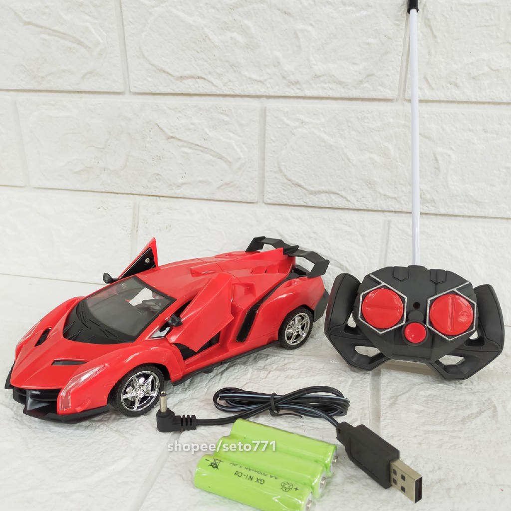 1 24 BATRE CAS RC  Mobil  Remote Control  Lamborghini  Veneno  