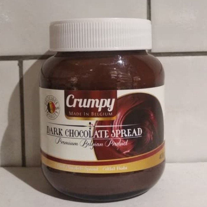 

Crumpy dark chocolate spread / selai 400 gr