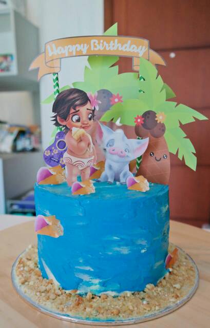 Baby Moana Cake Topper Shopee Indonesia