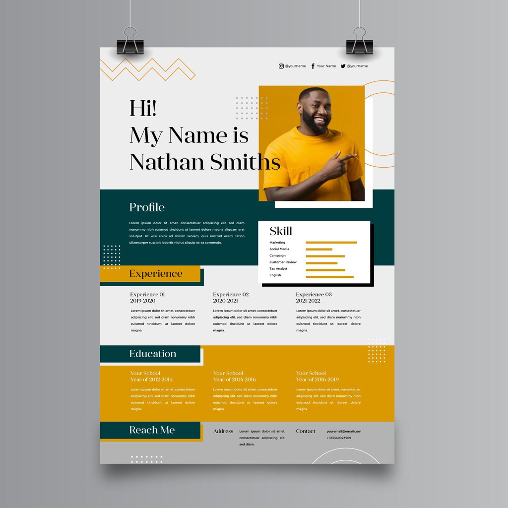 Desain CV (Curriculum Vitae) Keren Cepat dan Murah