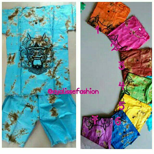 Setelan anak baju barong bali /setelan barong