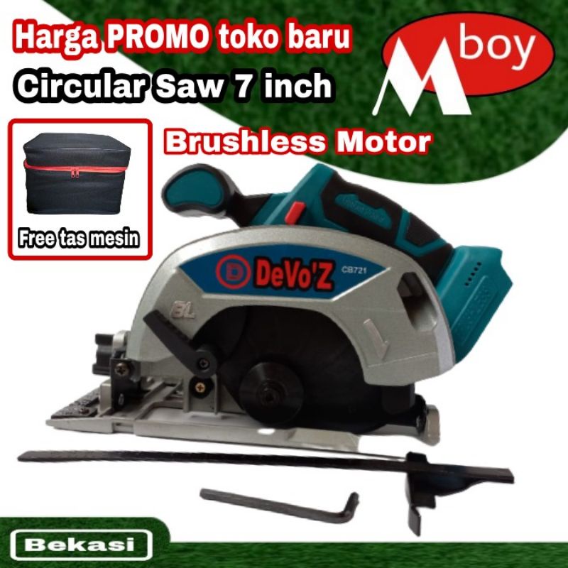 PROMO CIRCULAR SAW 7 INCH BRUSHLESS MOTOR CORDLESS