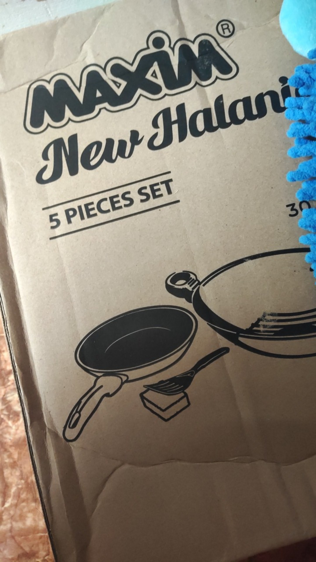 Maspion Maxim Halania 5pcs Set - Wajan Frypan Wok Cookware Set