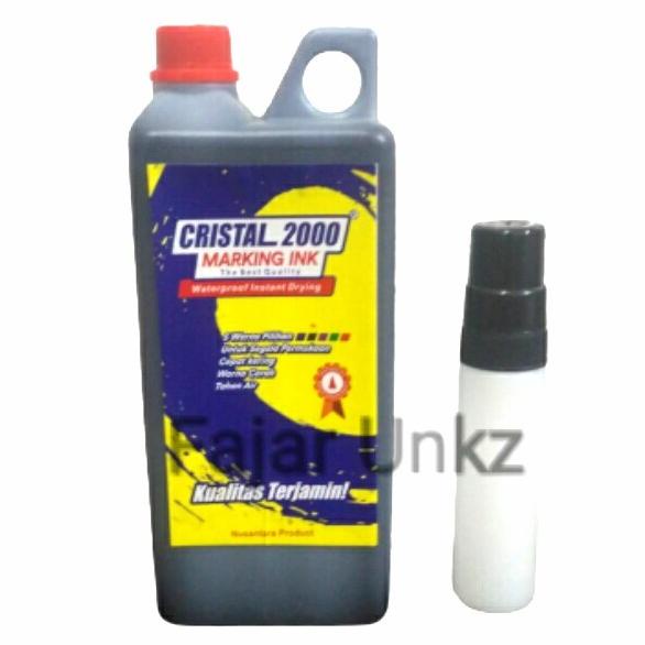 

Tinta Spidol Permanent Karung Refill Cristal 2000 Kemasan 1 Liter