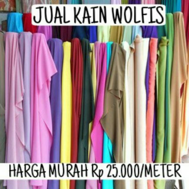 Harga Kain Wolfis Permeter Penggambar