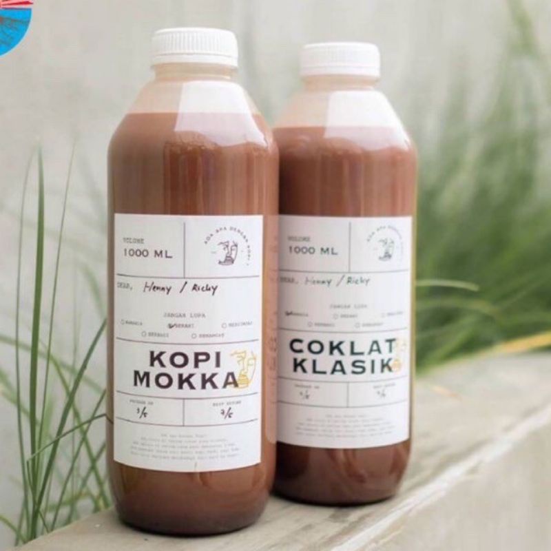 Botol Kale 1 liter / Botol Kopi plastik