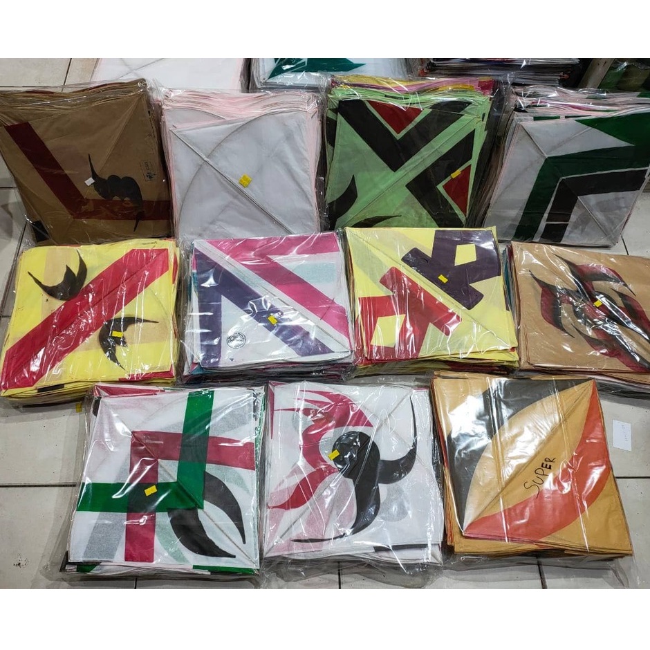 (1 pack) Grosir Layangan SEOT SP2 & setelan / Layangan seot tournament / layangan seot murah bagus /