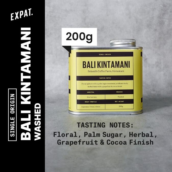 

Expat Roasters Kintamani Fully Washed Biji / Bubuk Kopi Arabika 200gr
