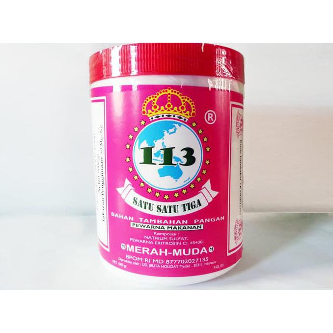 

Toko-Bahan-Kue- Pewarna Makanan Merah Muda/ Food Coloring Rose Pink 1000 Gr -Terlengkap-Termurah-