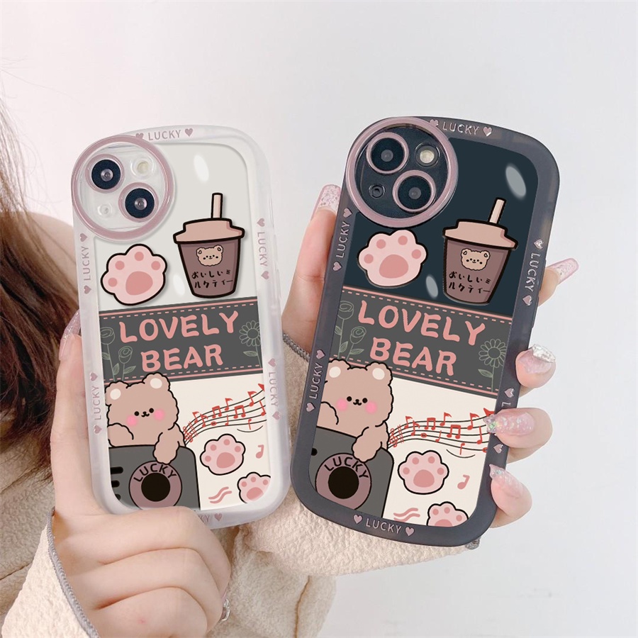 Casing Silikon OPPO A16 A57 2022 A17 A16K A16e A77S A15 A54 A53 A12 A5S A7 A3S A12E A31 A52 A83 A92 A37 F7 F9 A1K A5 2020 A5S Motif Cakar Kucing