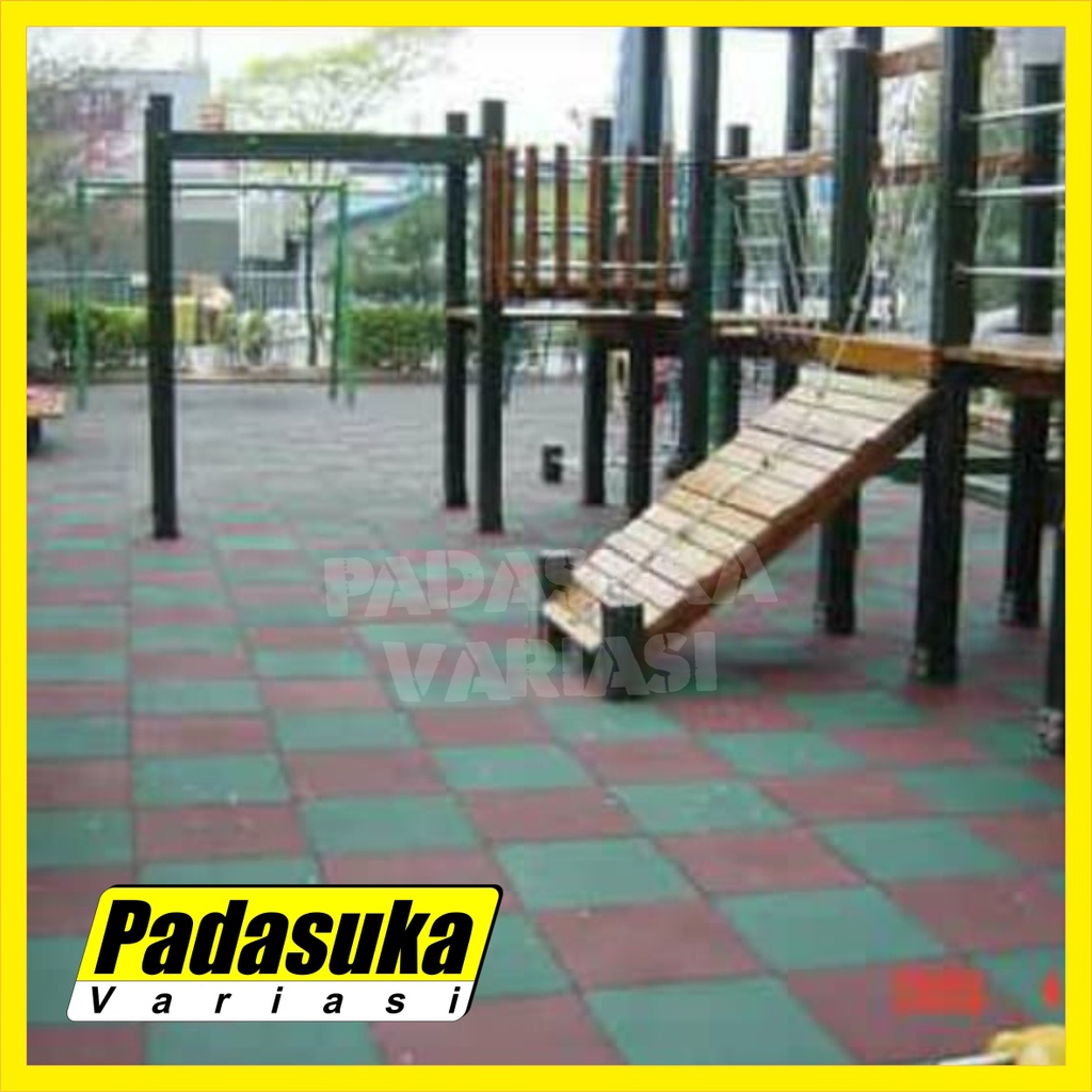 Karpet Taman Karet Karpet Outdoor Keset Karpet Playground Anak 50x50