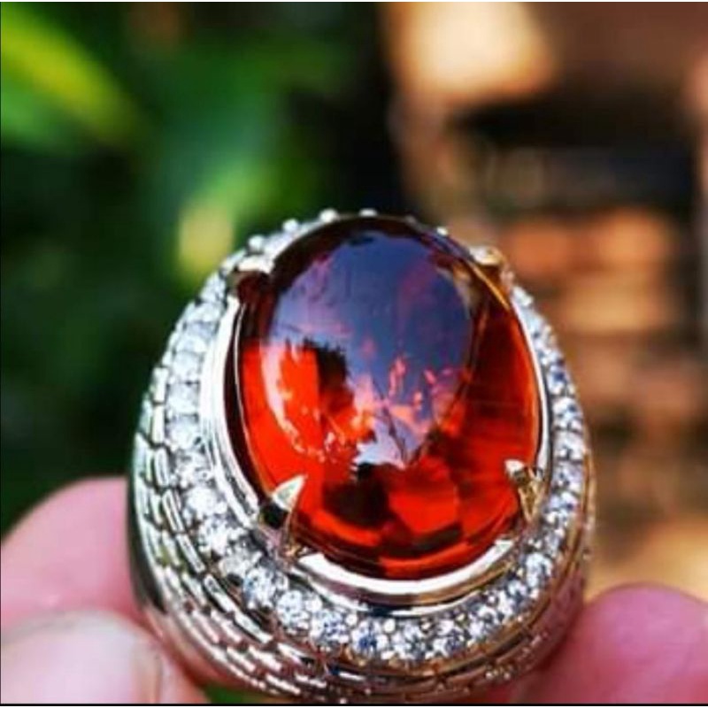 CINCIN PERMATA FIRE OVAL