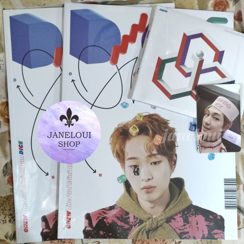 Album SHINEE ONEW Dice Photobook Digipack PC Weekend Boy / Taemin Minho Key PC Cereal Bene 1of1 1and