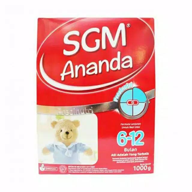 

Sgm ananda 6-12 bulan 1000 gr