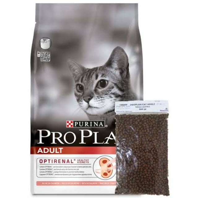 Pro Plan Adult 500Gr/Cat Food/Makanan Kucing Dewasa Gemuk Proplan