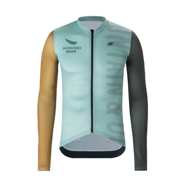 Jersey Men Mysenlan Avocado Rider MCQLS003A Green Long Sleeve