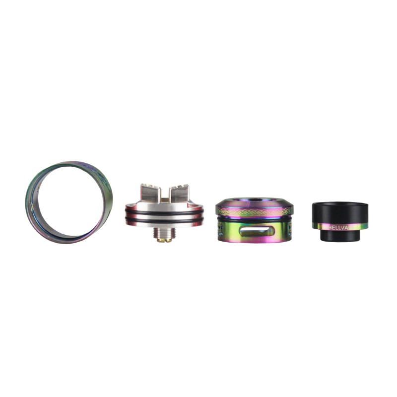 Dead Rabbit V2 RDA Atomizer - RAINBOW [Clone] klikVapebandung