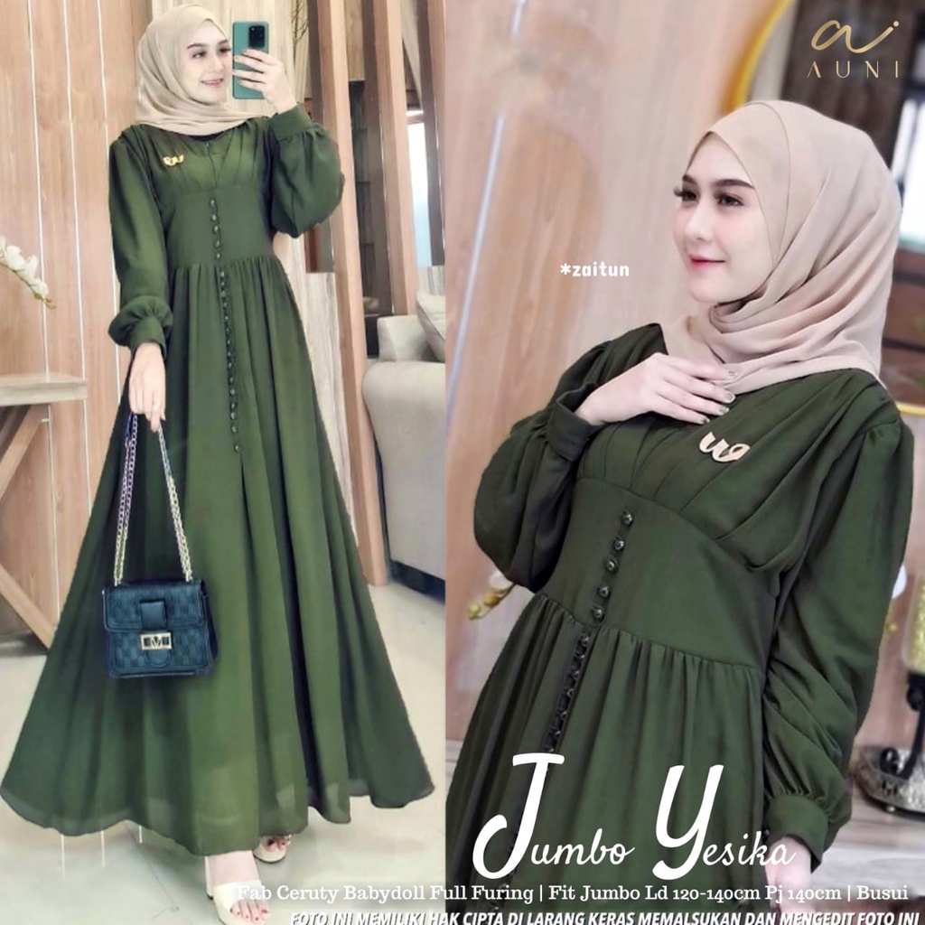 Yesika Maxi by Uwais / Camis Ceruty / Dress Jumbo Ceruty / Yesika Jumbo