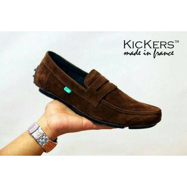 Sepatu Casual Pria Kickers JAVLIN Slop Formal Sneakers Kerja